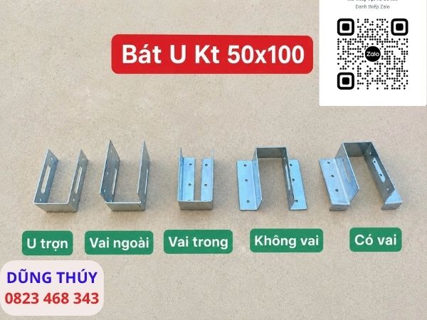 bát u xà gồ 40x80mm